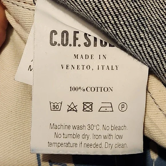 Circle of Friends Jeans Mens 28x27 Blue Selvedge Candiani Italy‎ Distressed - Picture 11 of 16